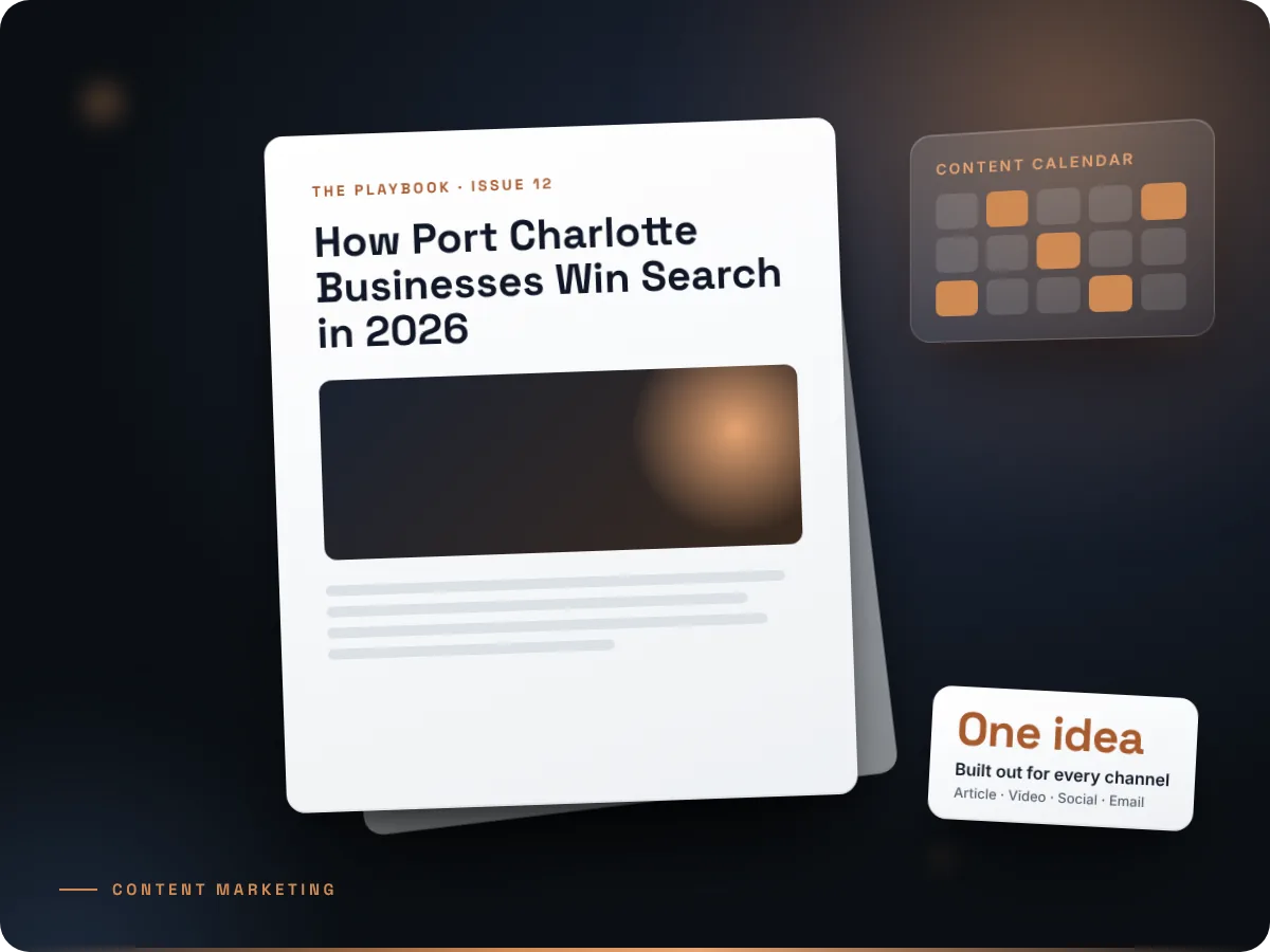 Content marketing: one idea built out for articles, video, social and email